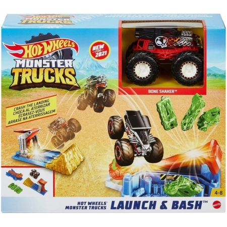 Hot Wheels Monster Trucks Kaskaderskie lądowanie